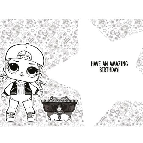 LOL Surprise Glitter On! Birthday Card Extra Image 1